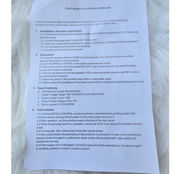 RoHS JMD -202 Electric Nail Drill Armor Removal, Exfoliation and Polishing - Picture 6 of 6